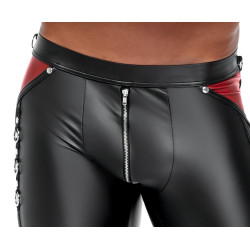 NEK Pantalon ORMETO Noir-Rouge